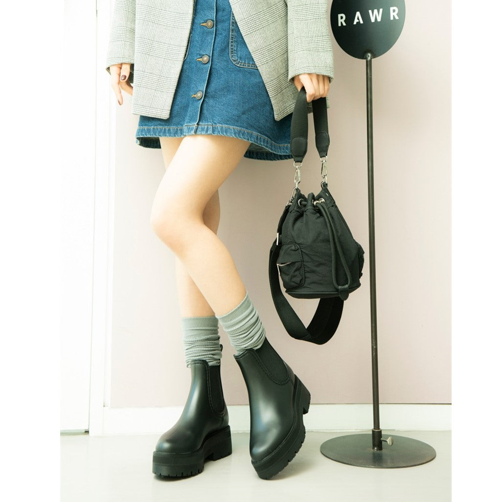 REZOY 【2025SS New Collection】【REZOY】Thick-soled Side Gore Rain Boots