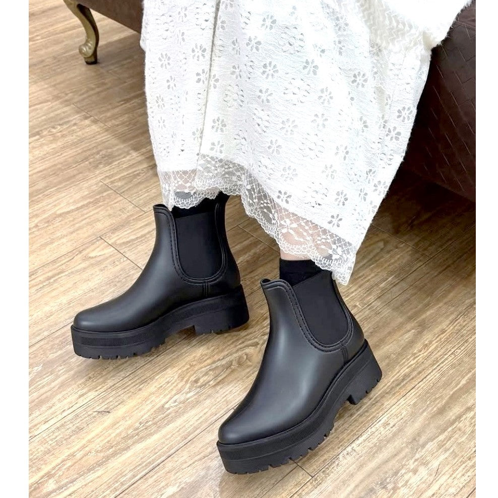 REZOY 【2025SS New Collection】【REZOY】Thick-soled Side Gore Rain Boots