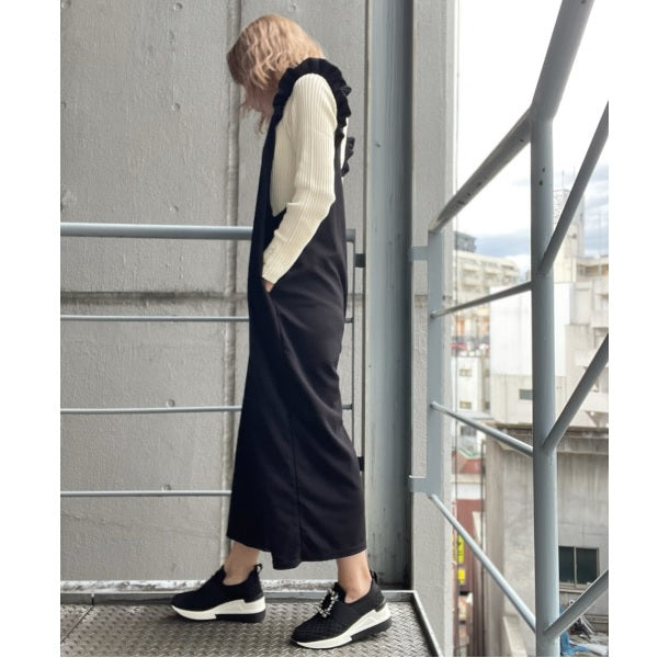 リゾイ REZOY ビジューバックル厚底スニーカー