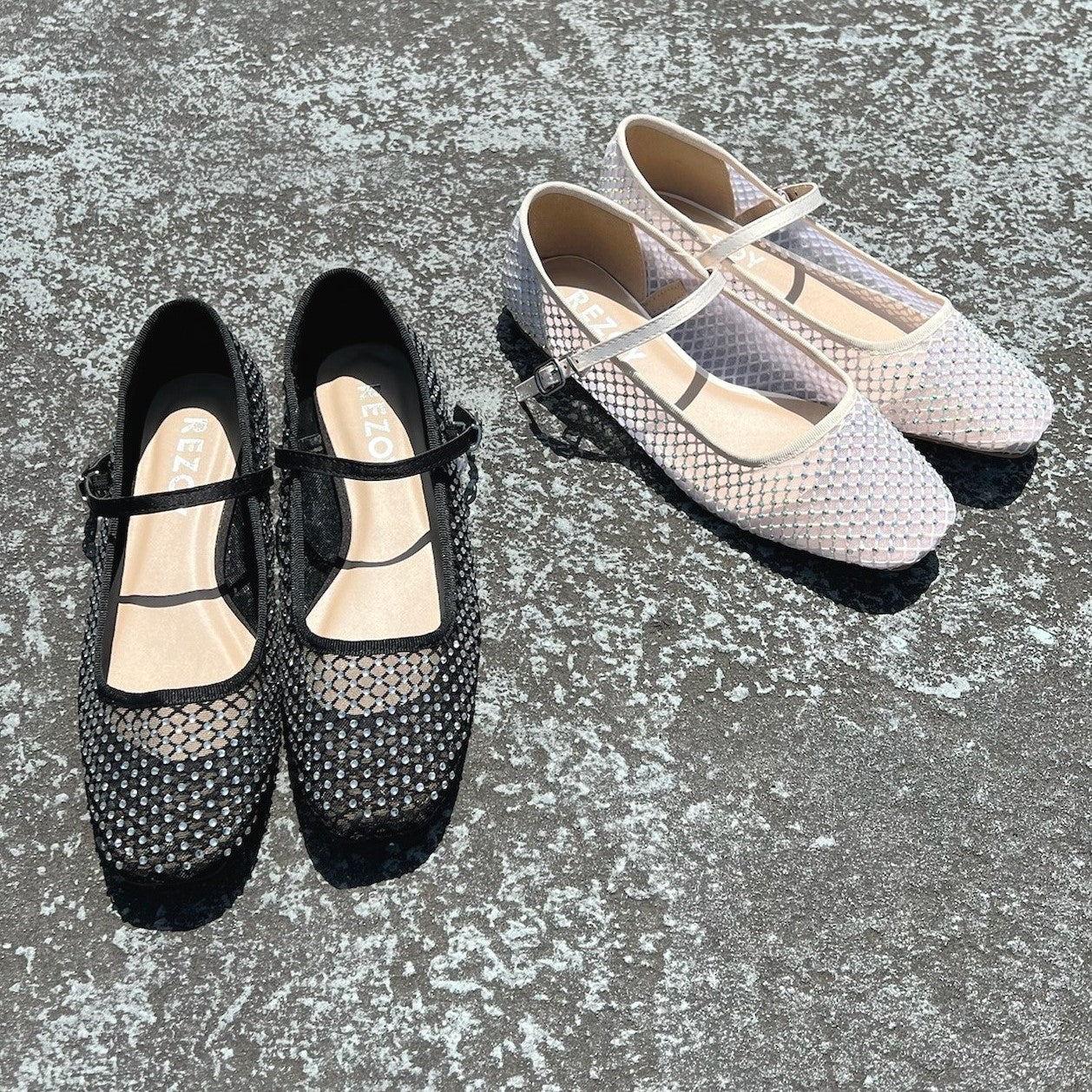 REZOY 【24SS新款】網布瑪麗珍鞋