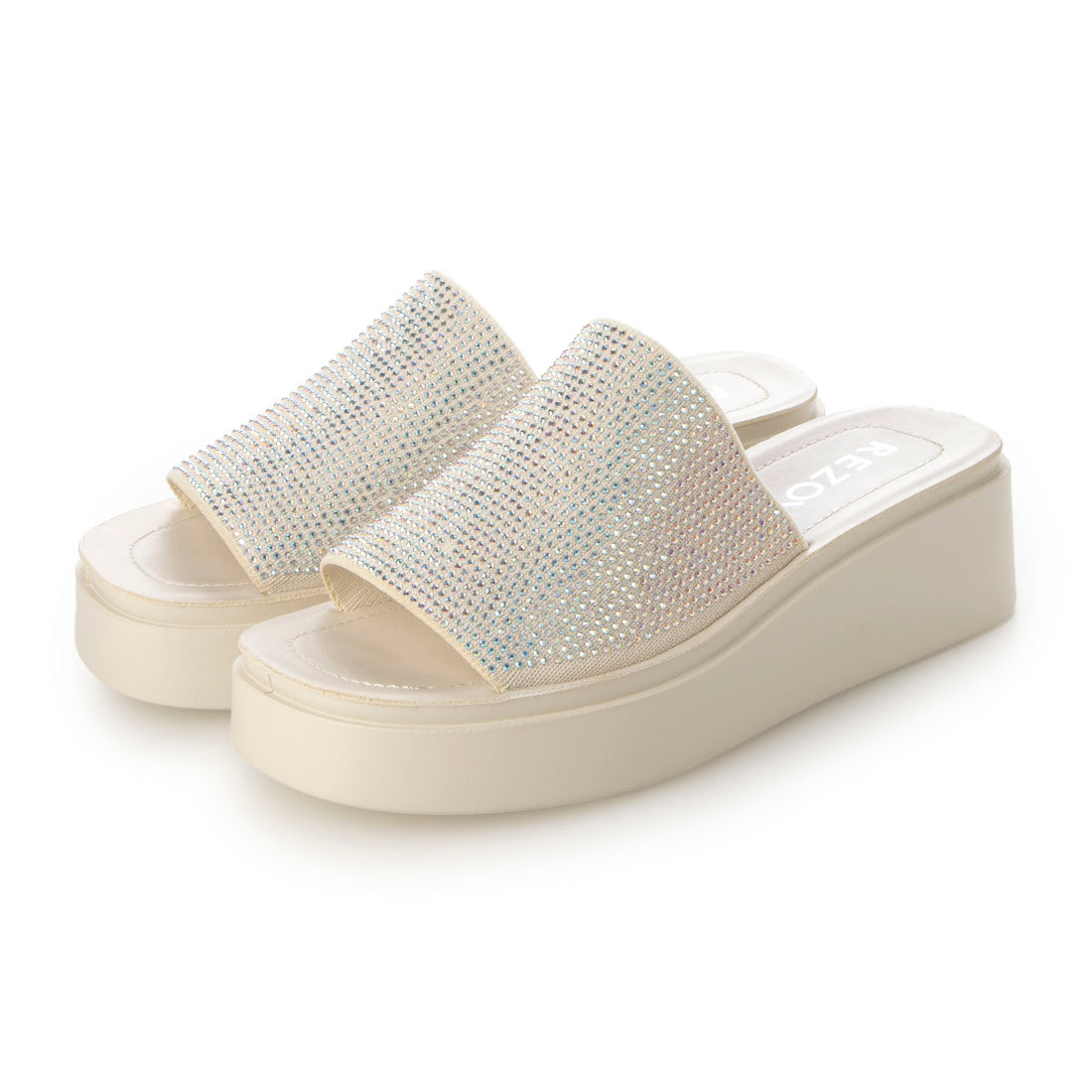 REZOY 【24SS New Collection】 Upper Stone Thick Sole Flat Sandals