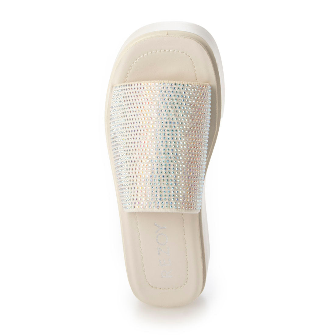 REZOY 【24SS New Collection】 Upper Stone Thick Sole Flat Sandals