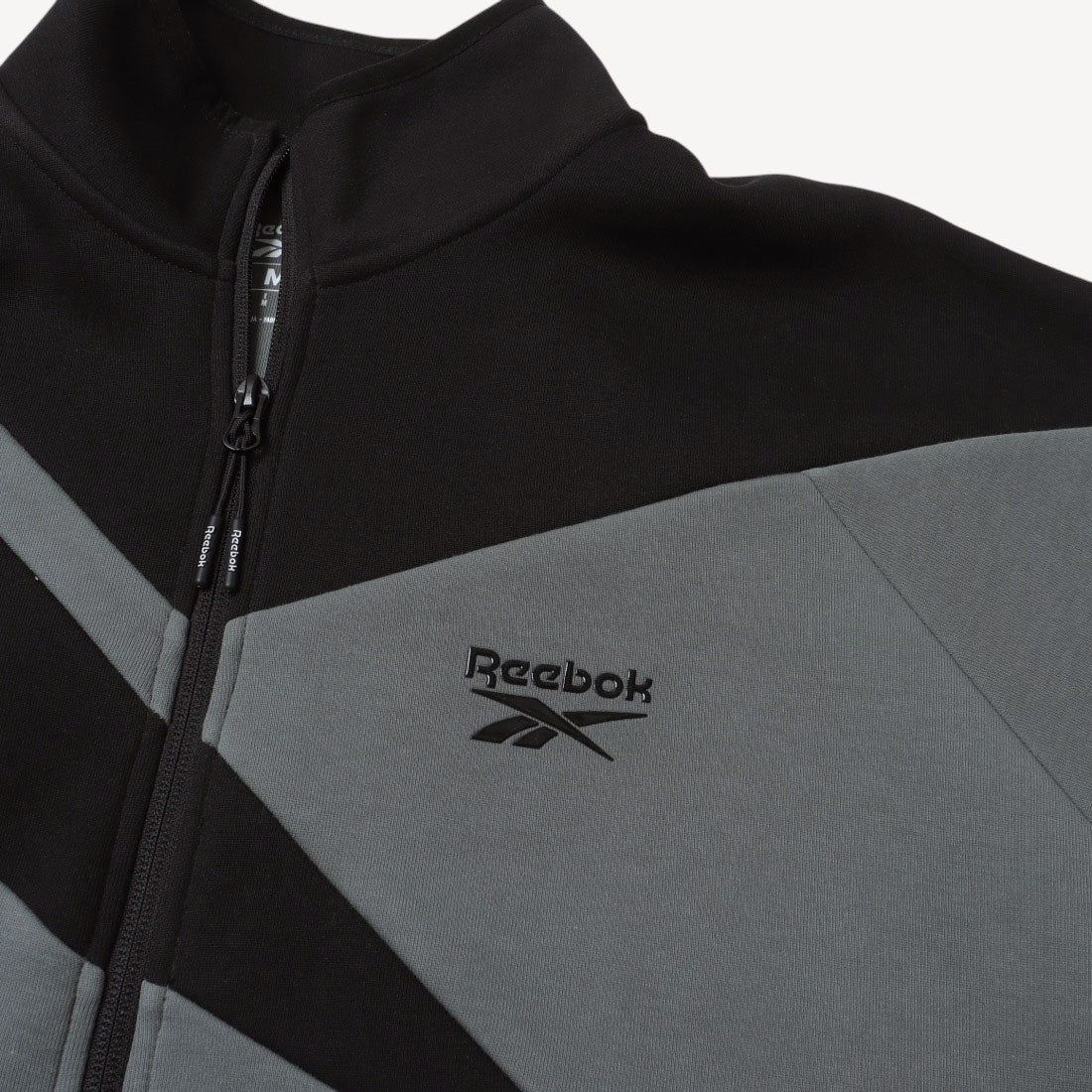 ビッグベクター ジャケット / CONTRAST PANEL FUNNELNECK JACKET （グレー） グレー