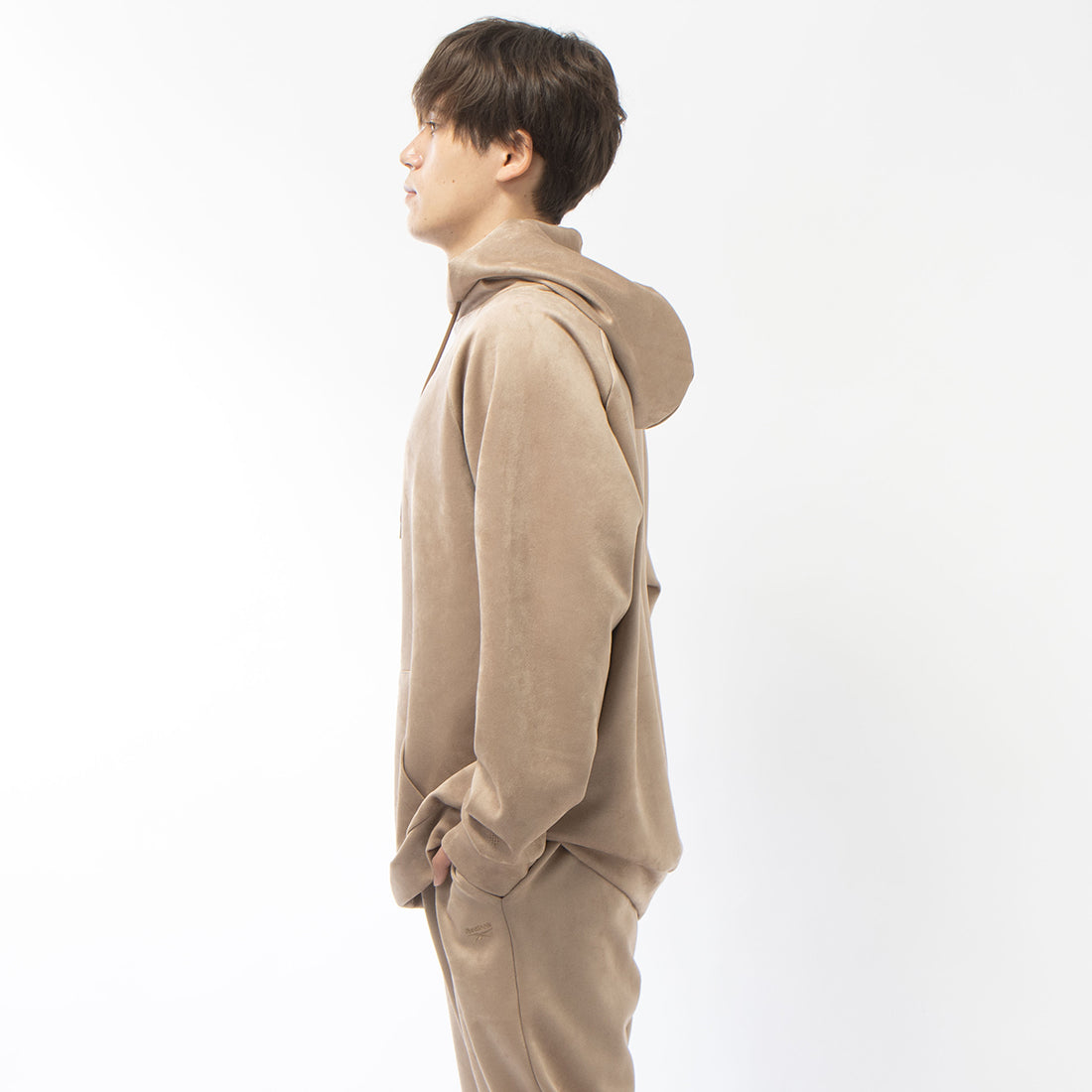 スエードライク フーディー / SUEDE LIKE HOODIE