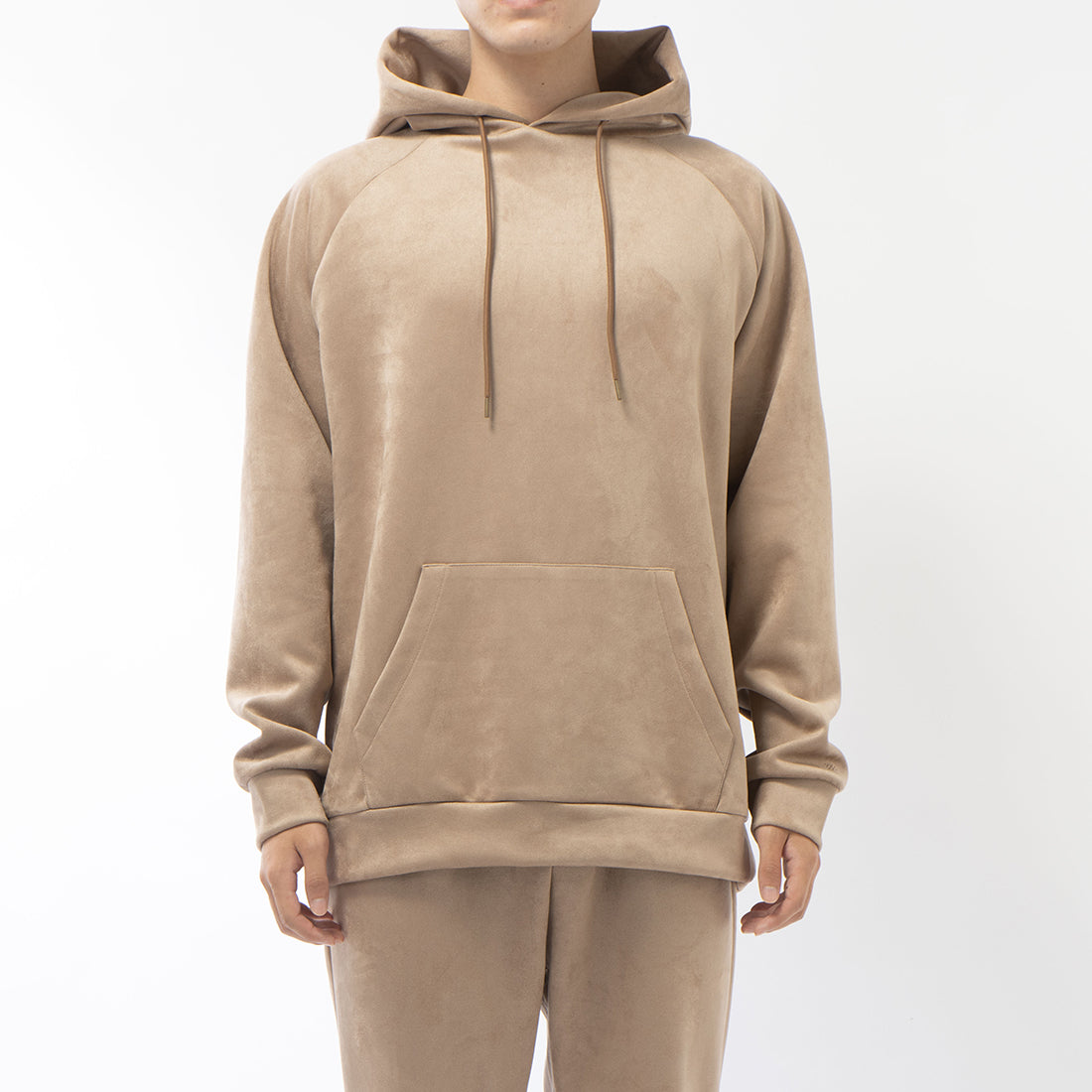 スエードライク フーディー / SUEDE LIKE HOODIE