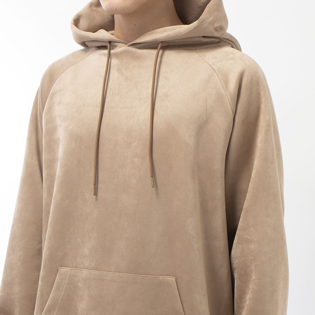 スエードライク フーディー / SUEDE LIKE HOODIE