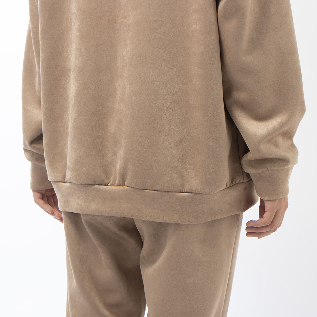 スエードライク フーディー / SUEDE LIKE HOODIE