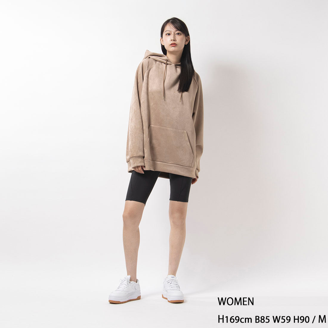 スエードライク フーディー / SUEDE LIKE HOODIE