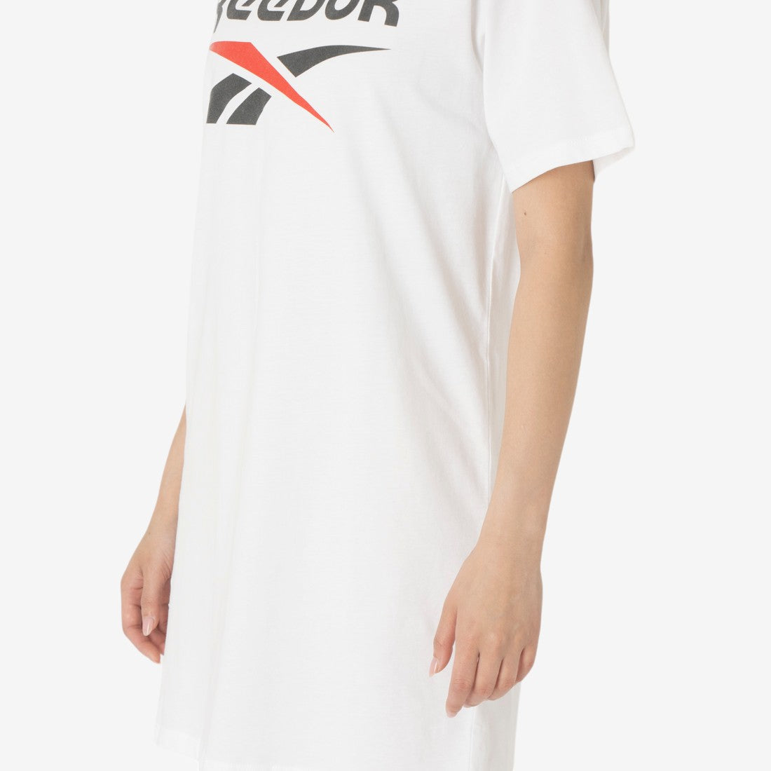 2カラーロゴ オーバーサイズ Tシャツドレス / ID 2-COLOR LOGO OVERSIZED T-SHIRT DRESS （ホワイト） ホワイト