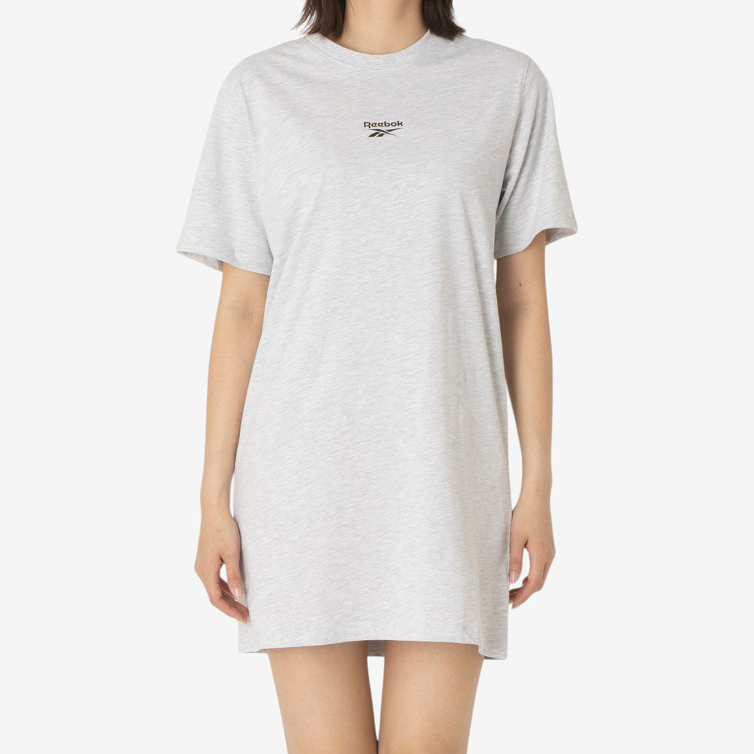 オーバーサイズ Tシャツドレス / ID OVERSIZED T-SHIRT DRESS （グレー） グレー