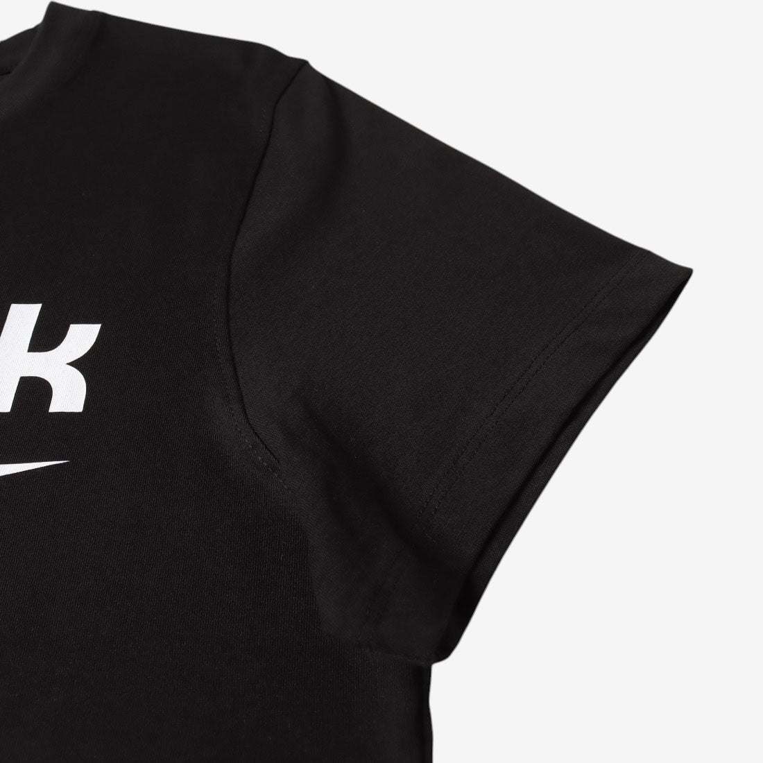 2カラーロゴ クロップド Tシャツ / SADIE 2 COLOUR LOGO CRW CROPPED SS TEE （ブラック） ブラック