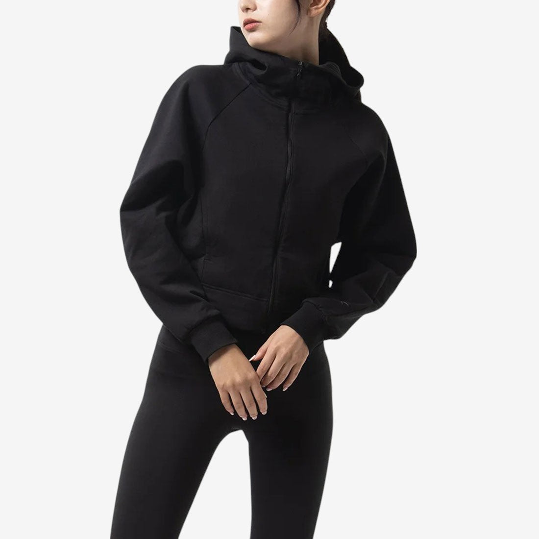 ドリームブレンド コットン フルジップ パーカー / TS Dreamblend Cotton Full Zip Parka （ブラック） ブラック