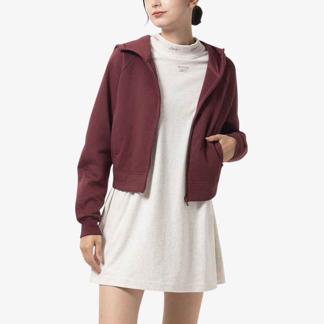 ドリームブレンド コットン フルジップ パーカー / TS Dreamblend Cotton Full Zip Parka  （クラシックマルーン） クラシックマルーン