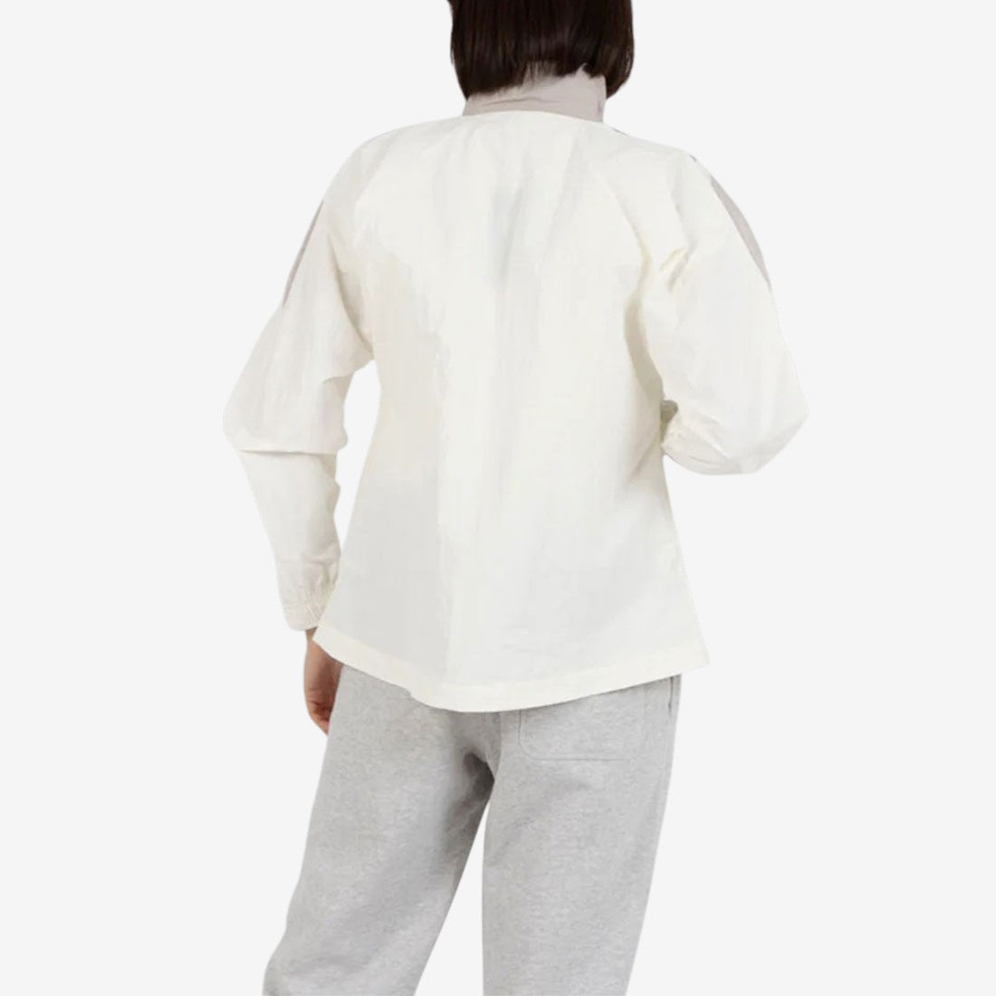 オープンヘム ベクター トラックジャケット / OPEN HEM VECTOR TRACK JACKET （チョーク/グレー） チョーク/グレー