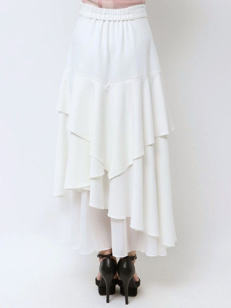 リゼクシー RESEXXY ラッフルプリーツフレアスカート （ブルー） ブルー