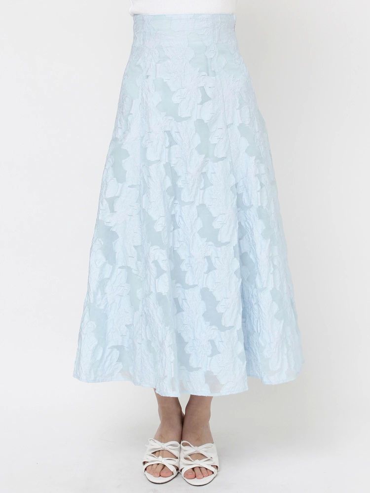RESEXXY Sheer Flower Skirt