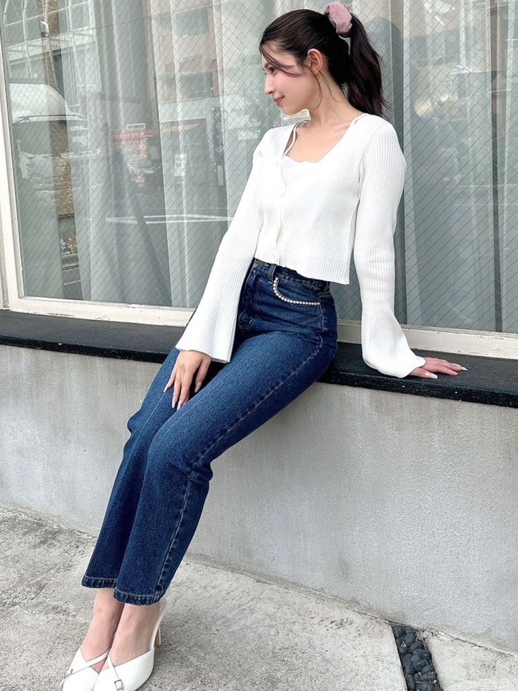 RESEXXY Pearl Point Denim Pants