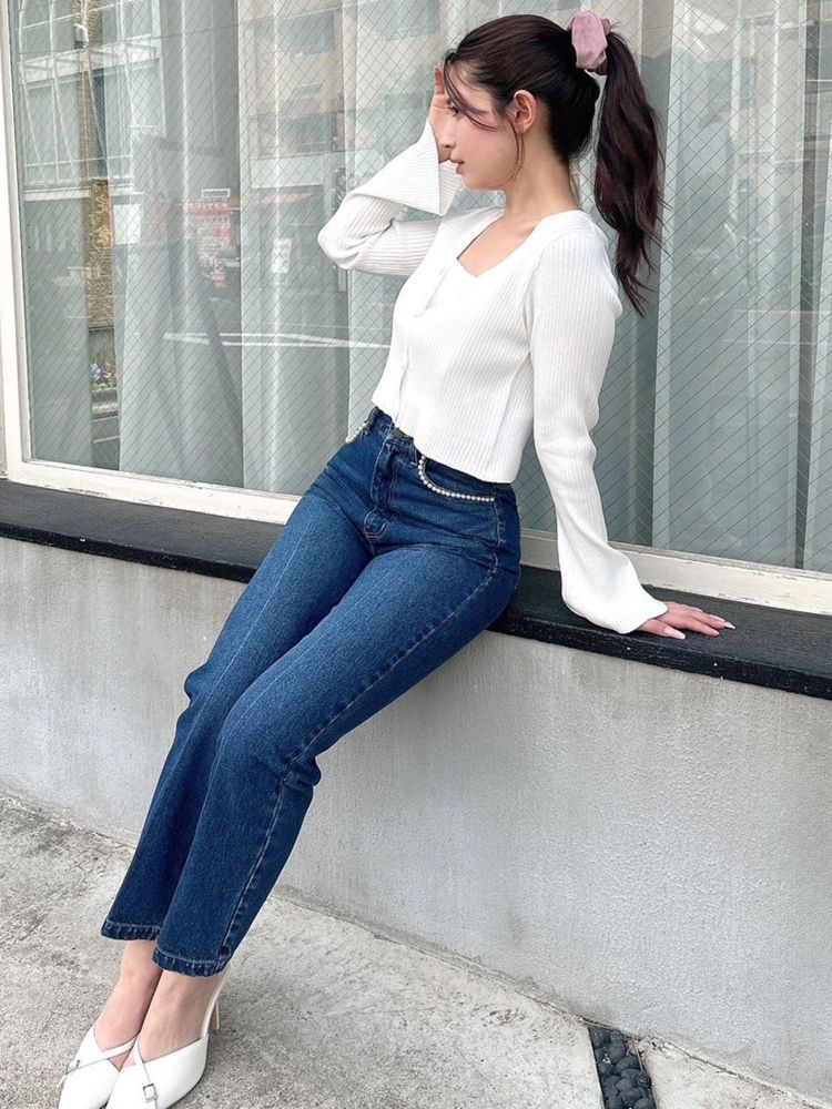 RESEXXY Pearl Point Denim Pants