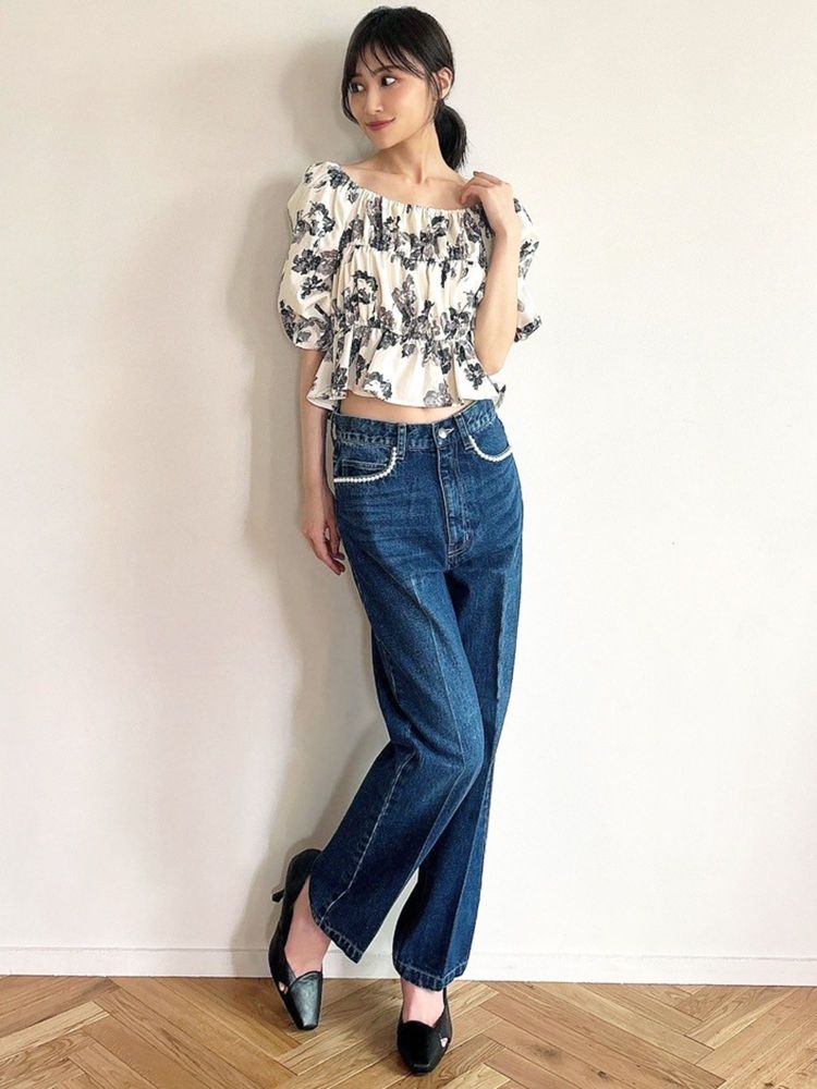 RESEXXY Pearl Point Denim Pants