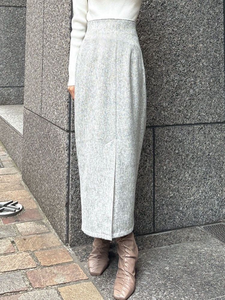 リゼクシー RESEXXY Iラインタイトスカート （グレー） グレー