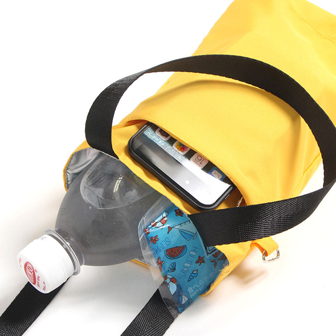 Real Style Tote Bag Shoulder Bag Insulated Lightweight Small Women's Men's Handbag Bottle Holder Water-Resistant Shoulder Carry Crossbody Water Bottle