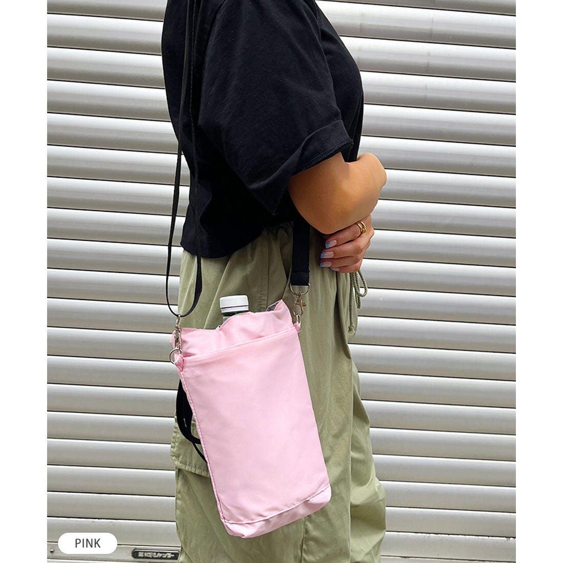 Real Style Tote Bag Shoulder Bag Insulated Lightweight Small Women's Men's Handbag Bottle Holder Water-Resistant Shoulder Carry Crossbody Water Bottle