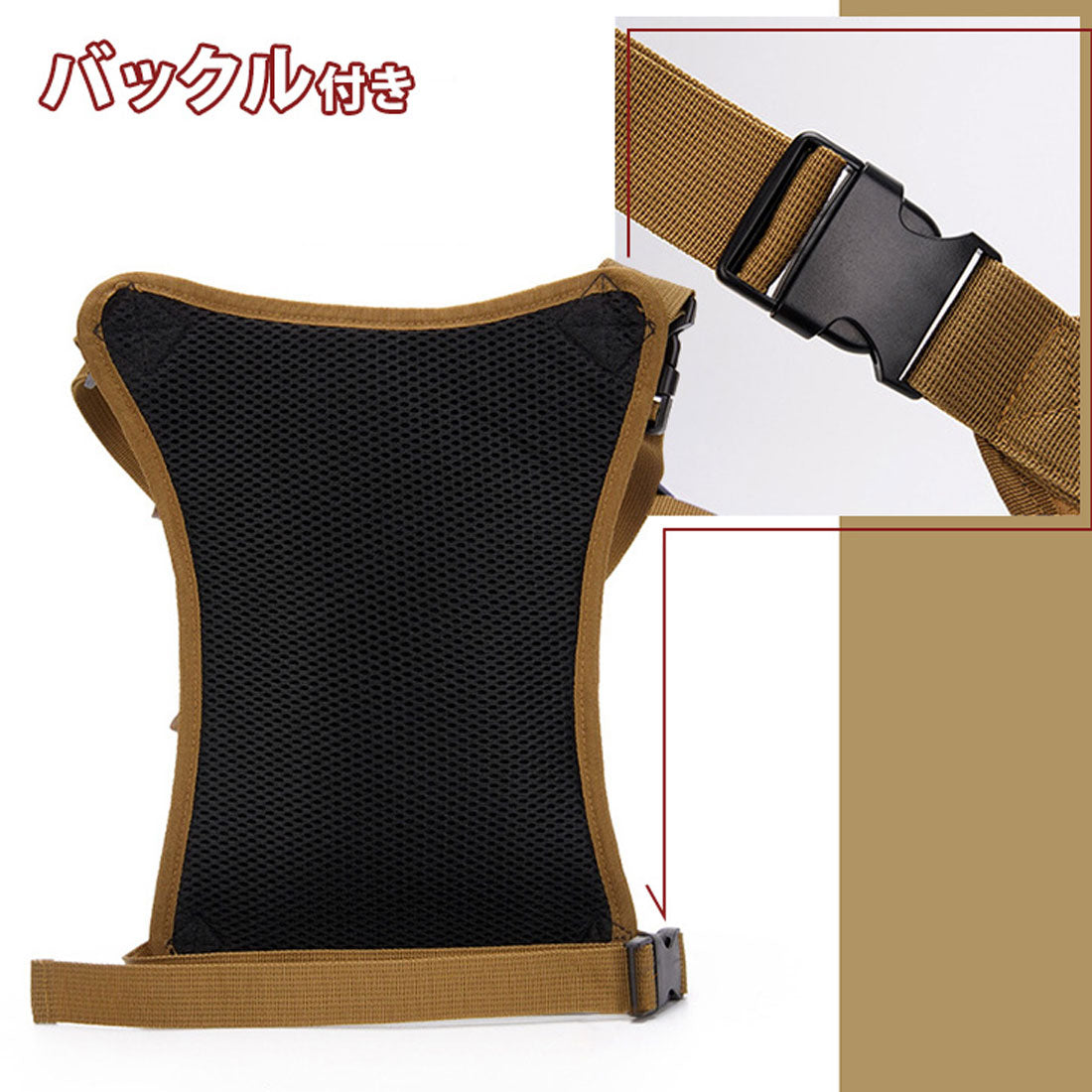 Real Style Leg Bag Motorcycle Fishing Large Capacity Pouch Shoulder Body Waist Men's Women's Hip Lightweight Bag Work Outdoor Military