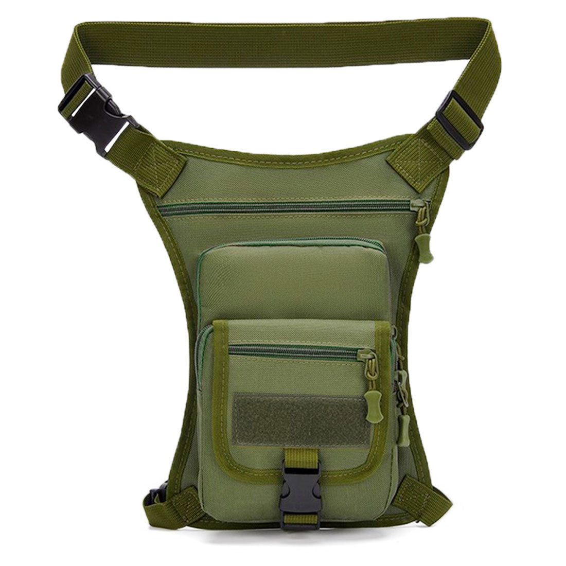 Real Style Leg Bag Motorcycle Fishing Large Capacity Pouch Shoulder Body Waist Men's Women's Hip Lightweight Bag Work Outdoor Military