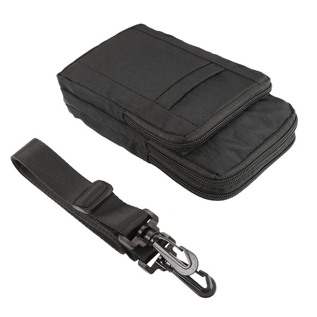 Real Style Belt Pouch for Men Small Item Holder Smartphone Stylish Shoulder Crossbody Mini Bag Waist Hip Water-Repellent Nylon Military 3way