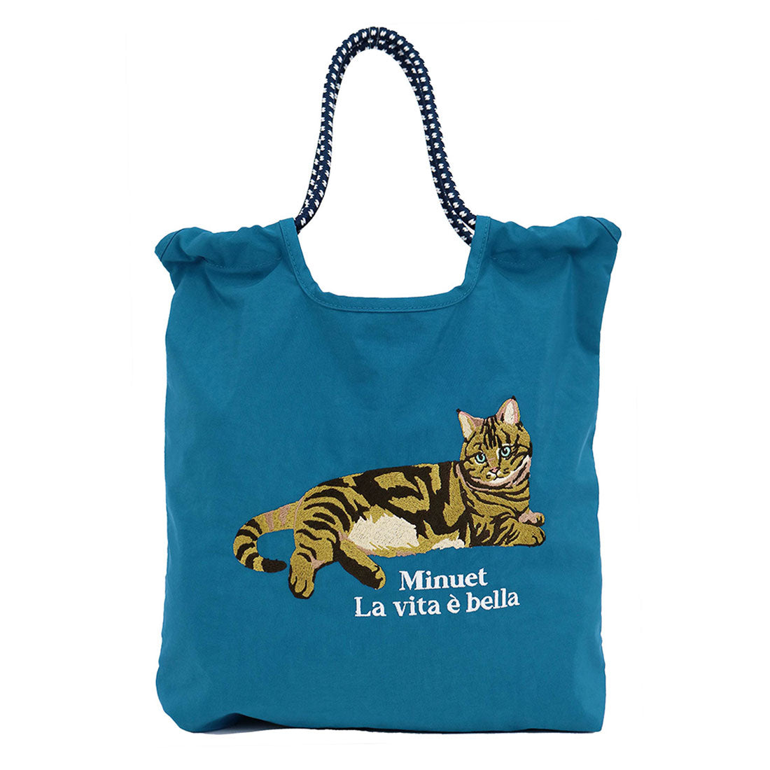 リアルスタイル REAL STYLE SOBIA ショルダーバッグ トートバッグ トートバック レディース a4サイズ 軽い 大きめ 大容量 ナイロン アニマル刺繍 猫 犬 動物 肩掛け 手提げ 可愛い （ミヌエット） ミヌエット