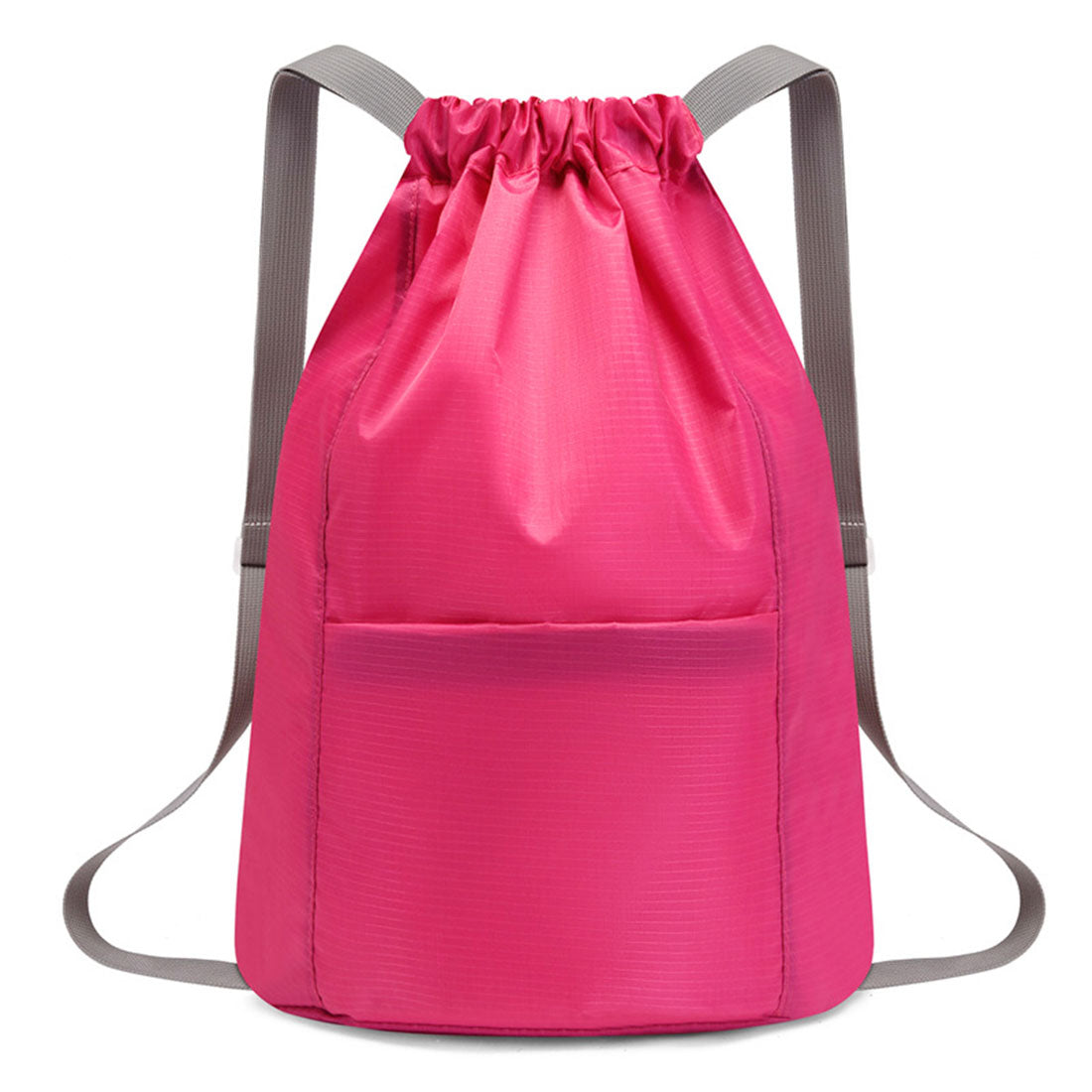 リアルスタイル REAL STYLE ナップサック リュック レディース メンズ 軽い 軽量 大容量 a4 おしゃれ ナイロン 15L ナップザック 撥水 通勤 通学 スポーツ （ピンク） ピンク