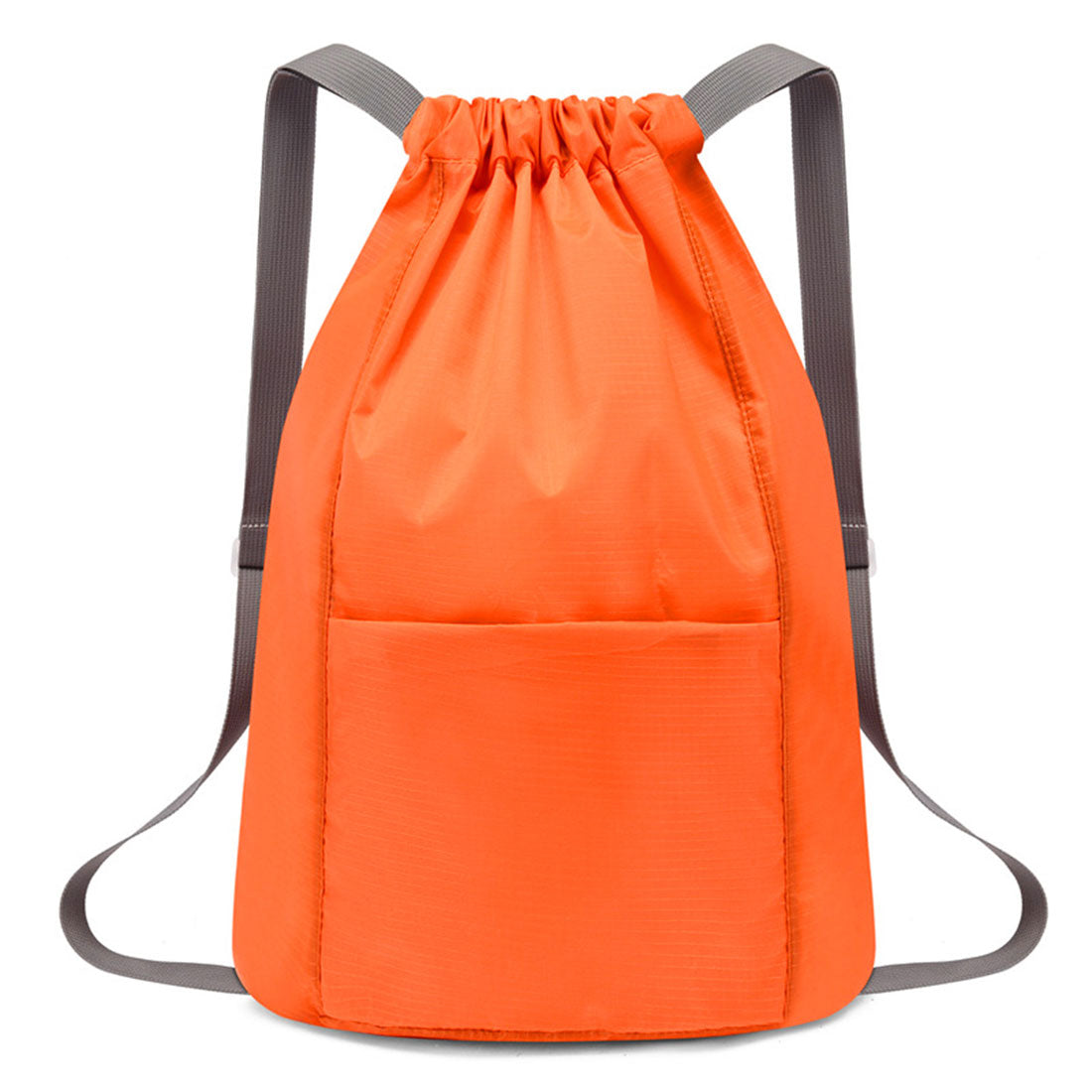 リアルスタイル REAL STYLE ナップサック リュック レディース メンズ 軽い 軽量 大容量 a4 おしゃれ ナイロン 15L ナップザック 撥水 通勤 通学 スポーツ （オレンジ） オレンジ