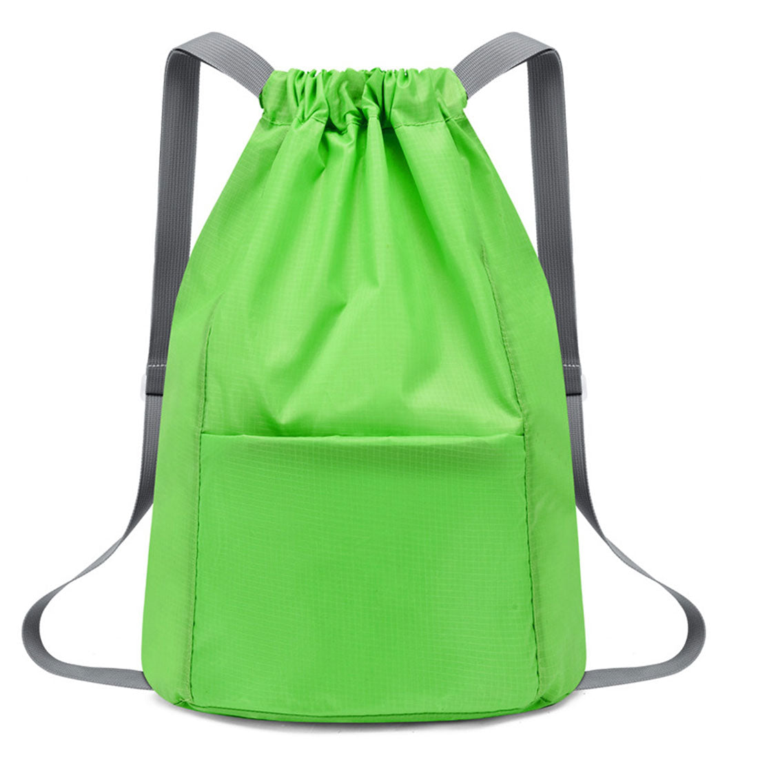 リアルスタイル REAL STYLE ナップサック リュック レディース メンズ 軽い 軽量 大容量 a4 おしゃれ ナイロン 15L ナップザック 撥水 通勤 通学 スポーツ （ライトグリーン） ライトグリーン