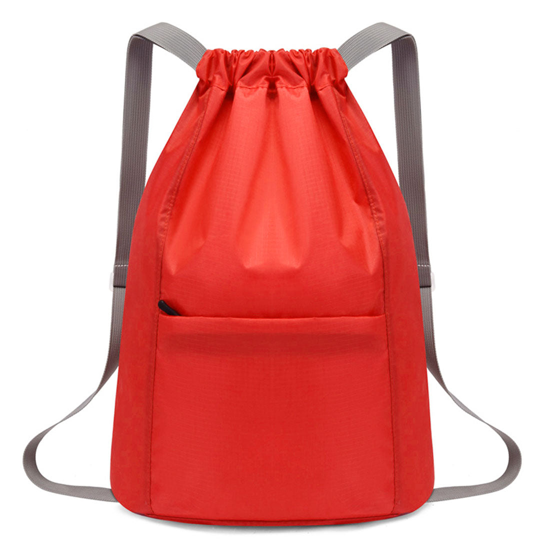 リアルスタイル REAL STYLE ナップサック リュック レディース メンズ 軽い 軽量 大容量 a4 おしゃれ ナイロン 15L ナップザック 撥水 通勤 通学 スポーツ （レッド） レッド