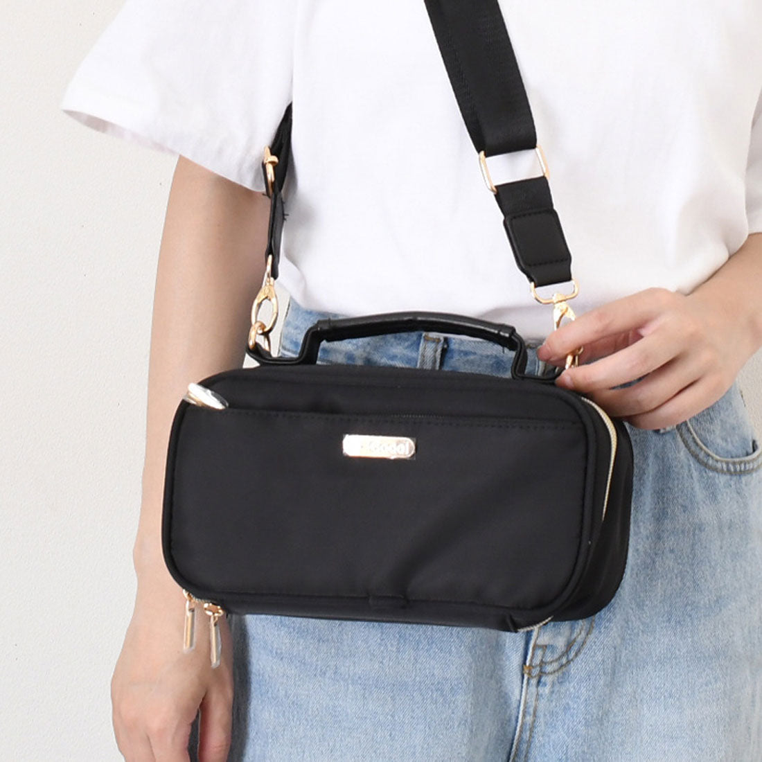 リアルスタイル REAL STYLE 保冷バッグ ショルダーバッグ ボトルホルダー 水筒ケース レディース 小さめ 軽い 夏 ハンドバッグ 撥水 斜めがけ 2way おしゃれ （オリーブグリーン） オリーブグリーン
