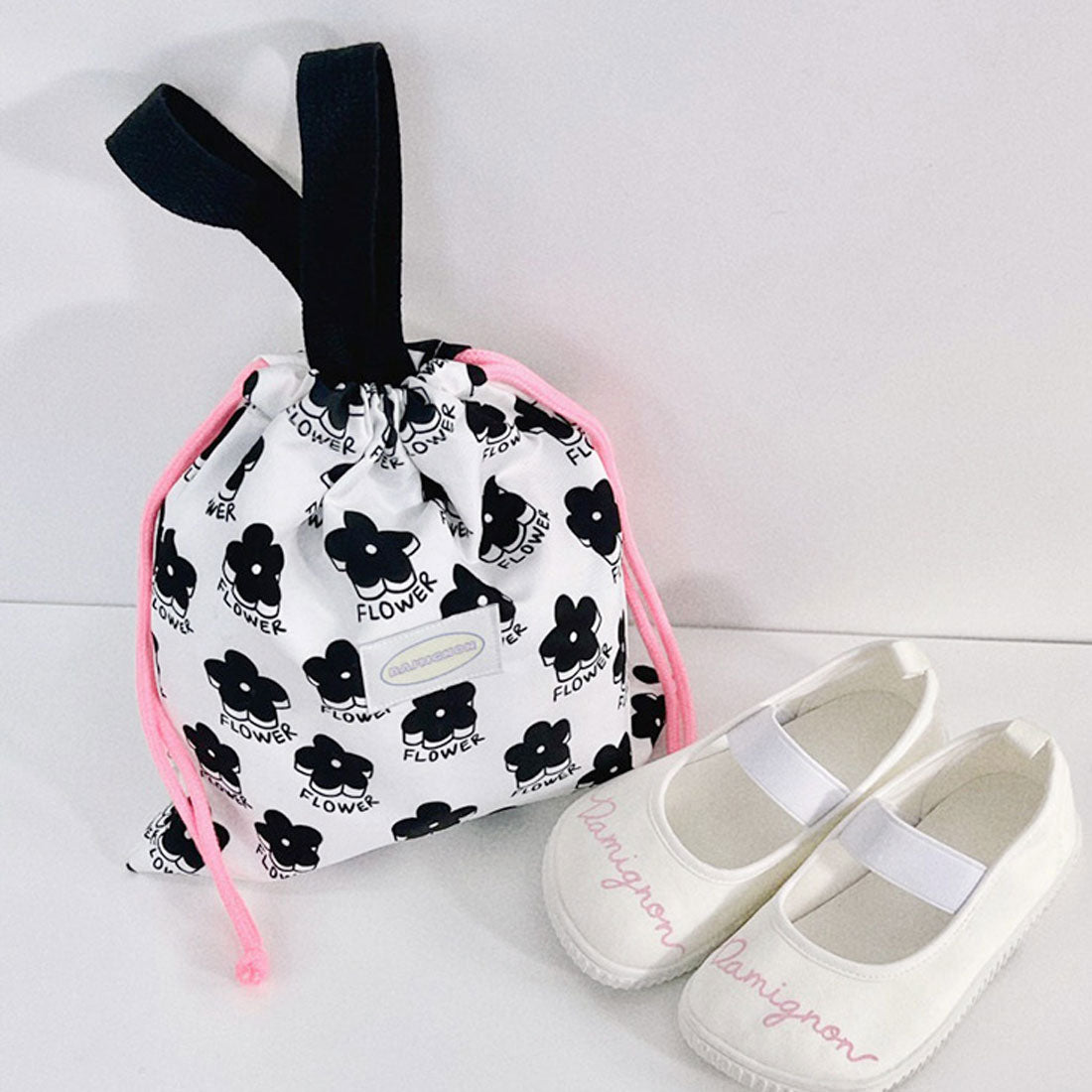 Real Style Shoes Case Shoes Bag Drawstring Indoor Shoes Sneakers Gym C