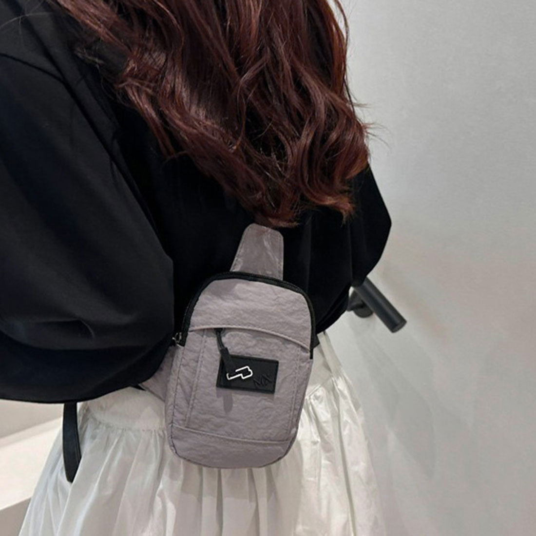 リアルスタイル REAL STYLE ボディバッグ ショルダーバッグ レディース メンズ 子供 キッズ ポーチ 小物入れ ミニ 小さめ 軽い 斜めがけ おしゃれ スマホ カジュアル 撥水 （ラベンダー） ラベンダー