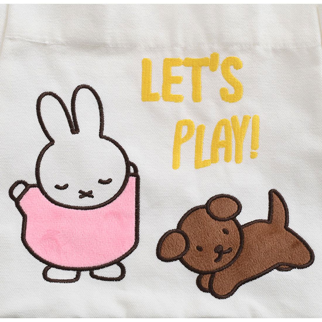 リアルスタイル REAL STYLE トートバッグ ランチバッグ レディース 小さめ 軽量 ミッフィー miffy 帆布 刺繍 b5 キャンバス キャラクター グッズ マチ広 （C） C