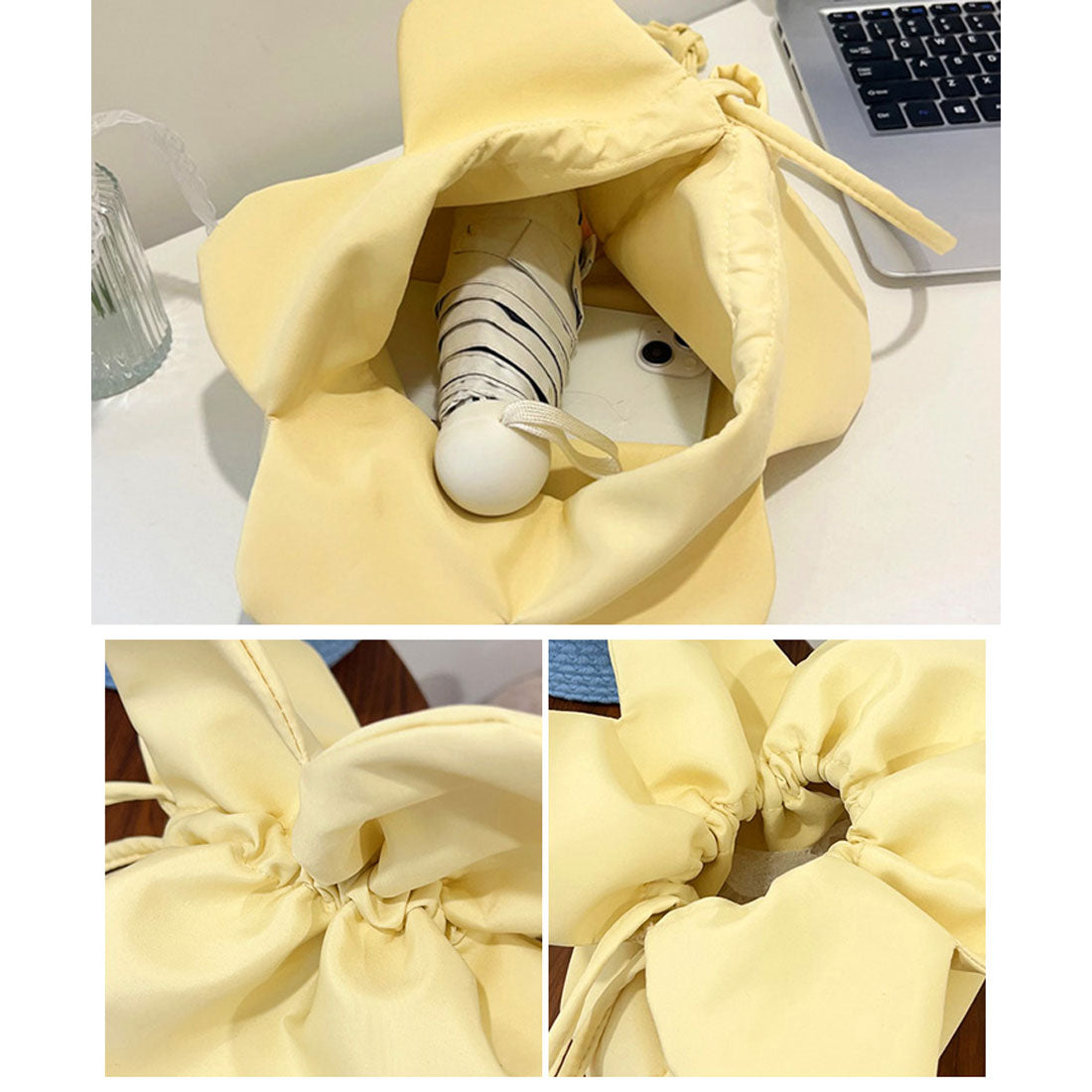リアルスタイル REAL STYLE ショルダーバッグ レディース 巾着バッグ 巾着ショルダー 軽い 小さめ 斜めがけ ポーチ 小物入れ バケツ型 ミニ 肩掛け おしゃれ スマホ （レッドチェック） レッドチェック