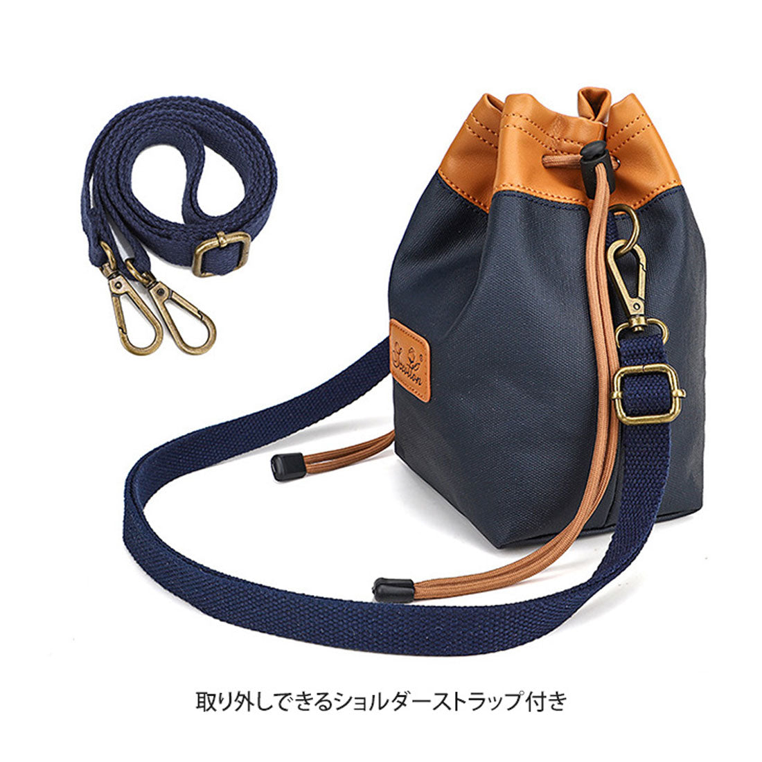 REAL STYLE Camera bag, shoulder bag, SLR pouch, mirrorless, digital camera, mountaineering, compact digital camera, lens, drawstring bag