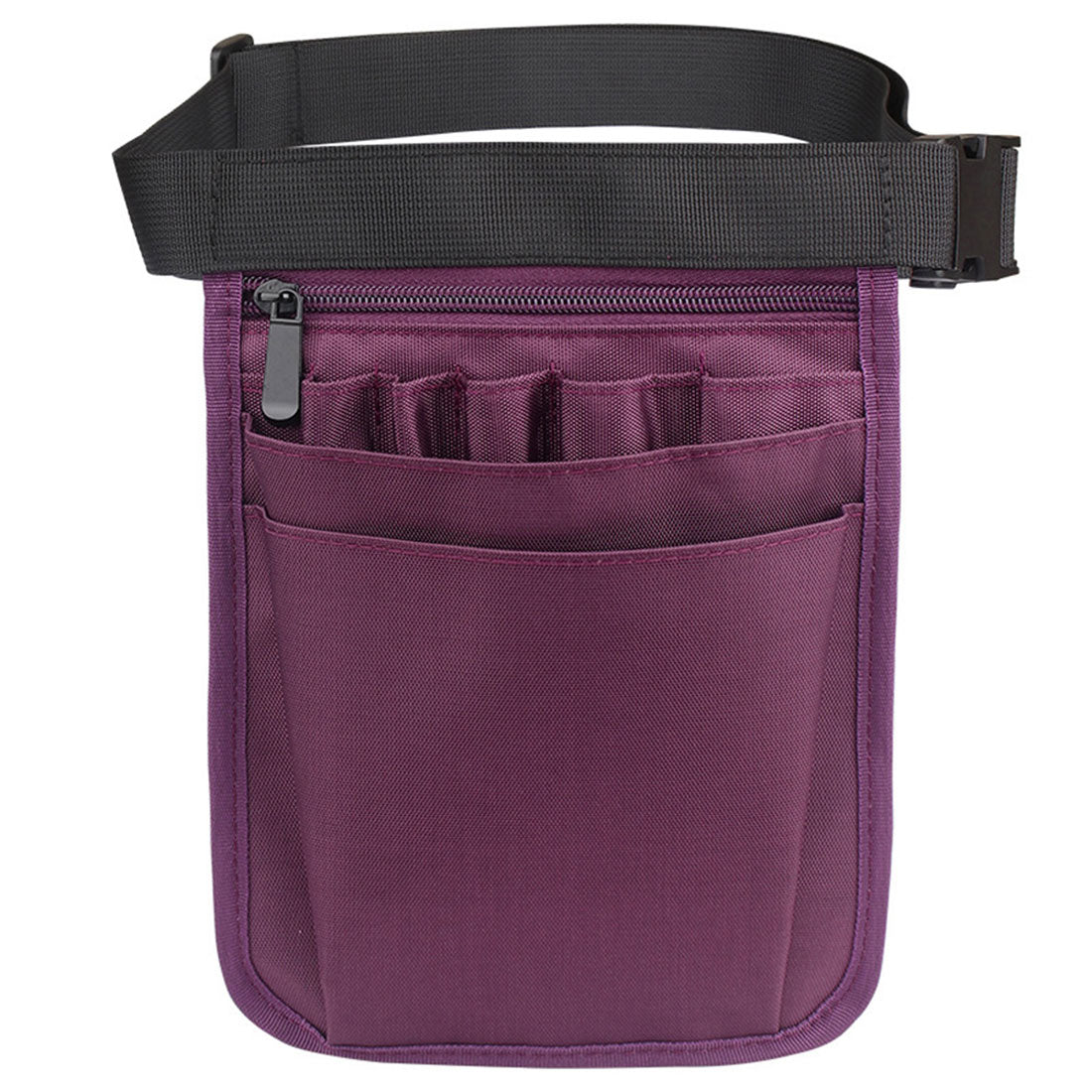 REAL STYLE Nurse Pouch Waist Bag Apron Bag Black Nurse Caregiver Unisex Medical Pencil Case Work