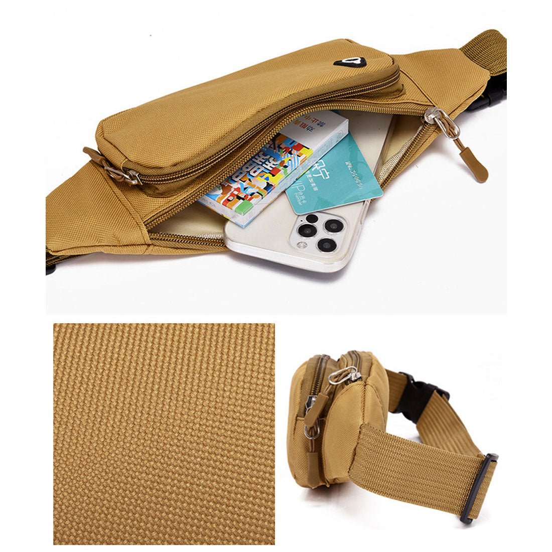 REAL STYLE Body bag, waist pouch, men's, light, small, work, shoulder