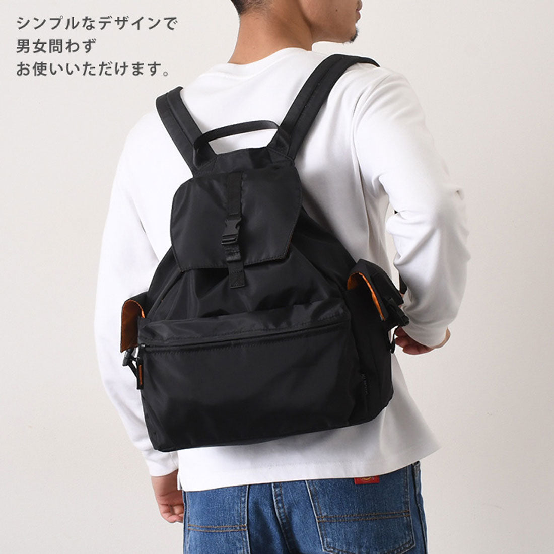 リアルスタイル REAL STYLE リュック メンズ レディース 大容量 バックパック 軽量 軽い 撥水 ポケット 収納 旅行 ママ マザーズ シンプル ブラック 黒 おしゃれ