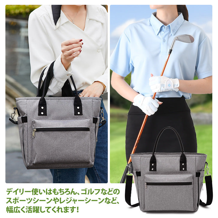 Real Style Cooler Bag Insulated Thermal Bag Foldable Heat Retention Golf Round Bag Men Women Leisure Large Capacity Sports Outdoor