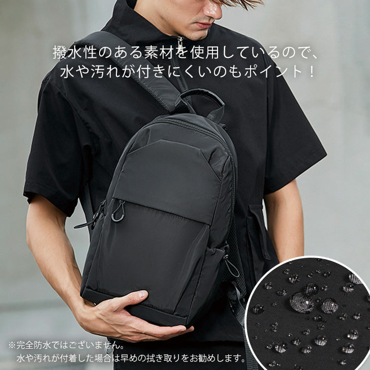 リアルスタイル REAL STYLE リュック メンズ レディース 撥水 大容量 通勤 通学 黒 A4 軽量 軽い コンパクト シンプル 多収納 リュックサック 背面ポケット
