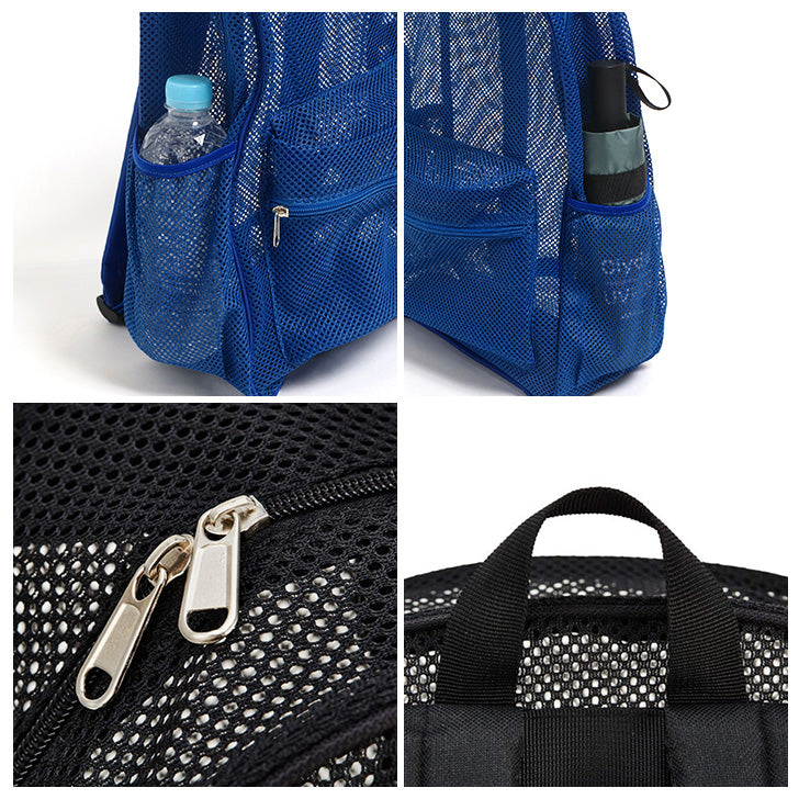 リアルスタイル REAL STYLE リュック バックパック メンズ レディース大容量 メッシュ 19L バッグ 通学 黒 シンプル 軽量 通勤 A4 スポーツ おしゃれ ママ
