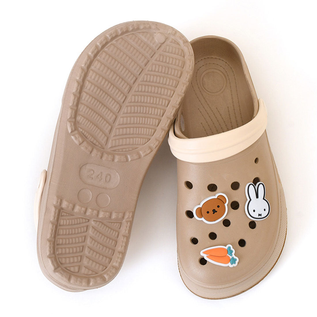 Real Style Sandals Holey Sandals Clog Sabot Character Snoopy Miffy Slippers Veranda Indoor Outdoor Entrance