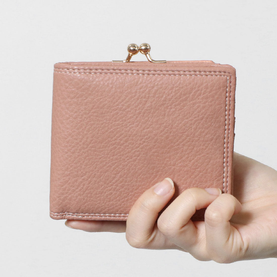 リアルスタイル REAL STYLE がま口 二つ折り財布 レディース コンパクト 小さい ミニ財布 小銭入れ コインケース