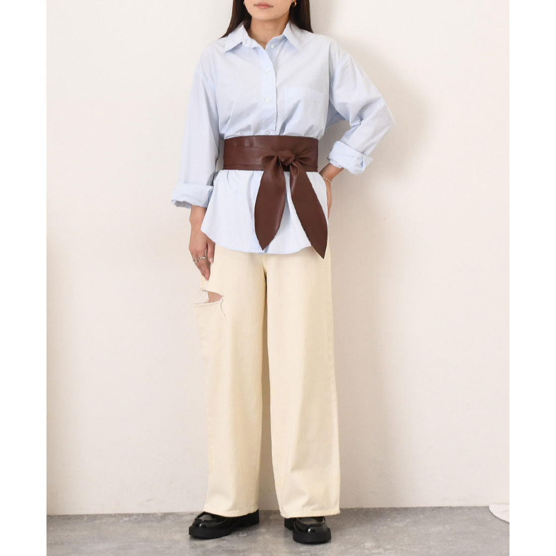 Real Style Sash Belt Ribbon Belt for Women Wide Corset Wide Belt Synth