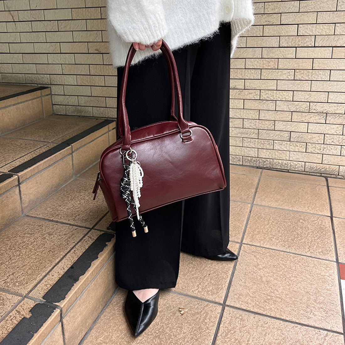 リアルスタイル REAL STYLE パラコード チャーム ストラップ キーホルダー バッグ スマホ アクセサリー おしゃれ 車 鍵 カラビナ ベルトループ かわいい トレンド